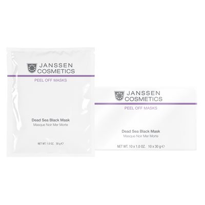 Janssen Masque Mer Morte Noire 10 x 30gr (Peau Grasse)