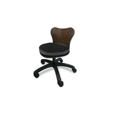 CONTINUUM Deluxe Technician Chair - Wood with black finish -