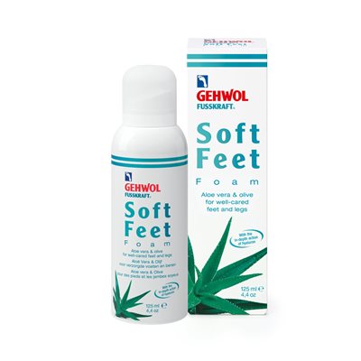 Gehwol Soft Feet Foam with Aloe 125 ml