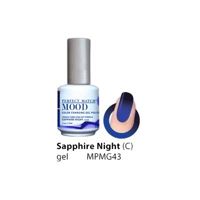 Le Chat Mood Color 43 Sapphire Night (C) 15 ml UV Gel Polish +