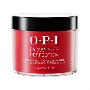 OPI Powder Perfection Big Apple Red 1.5 oz (Firefighter's Red) -