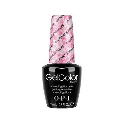 OPI Gel Color On Pinks And Needles -