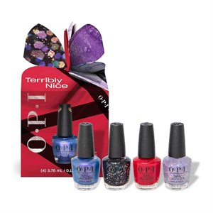 OPI NAIL LACQUER MINI CRACKER 4PC Terribly Nice) -