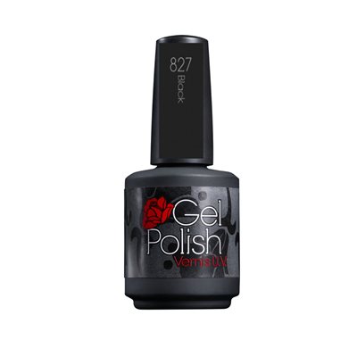 Rose Bella Gel Polish #827 BLACK 0.5 OZ +