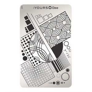 YOURS Loves Dee SQUARE Stamping Plate -