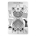 YOURS Loves Dee DRESS TO IMPRESS Stamping Plate -