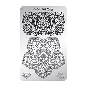 YOURS Loves Fee MINDFUL MANDALA Stamping Plate -