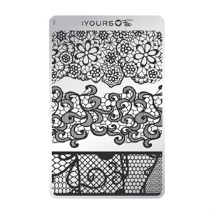 YOURS Loves Fee VINTAGE LACE Stamping Plate -