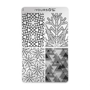 YOURS Loves Fee HIPSTER GIFTWRAP Stamping Plate -