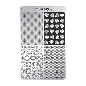 YOURS Loves Fee DOTS & DIAMONDS Plaquette -