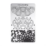 YOURS Loves Fee SACRED SHAPES Stamping Plate -