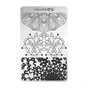 YOURS Loves Fee SACRED SHAPES Stamping Plate -