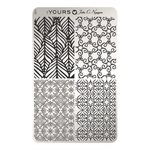 YOURS Loves John FLORAL STITCH Plaquette -