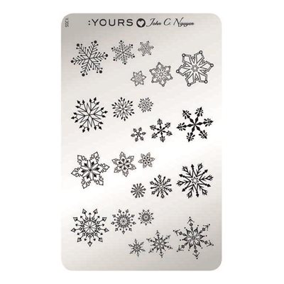 YOURS Loves John WINTER KNITS Stamping Plate +