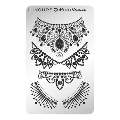 YOURS Loves Marian ROYAL Stamping Plate +