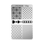 YOURS Loves Trendy Netting Stamping Plate +