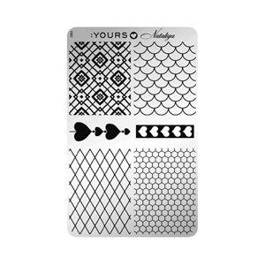 YOURS Loves Trendy Netting Stamping Plate +