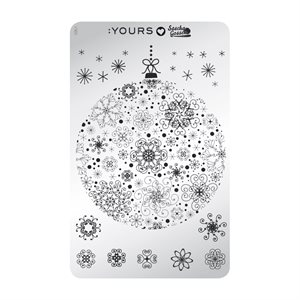 YOURS Loves Sascha MERRY STAMPING Stamping Plate +