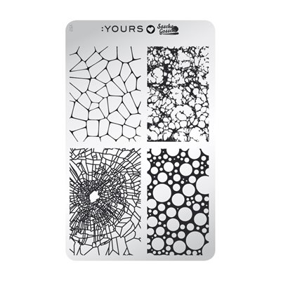 YOURS Loves Sascha NATURAL PARADOX Stamping Plate +