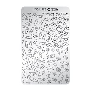 YOURS Loves Sascha SUMMER SALE Stamping Plate -