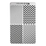 YOURS Loves Sascha EDGY ZEBRA Stamping Plate -