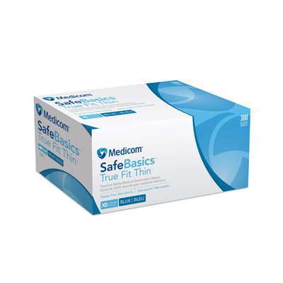 AMD Medicom Gant Nitril Bleu SafeBasics SP (300) Extra-Petit