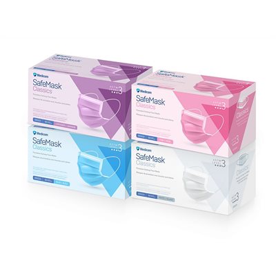 AMD Medicom Assure Masque Medical Niveau 3 Bleu (50)