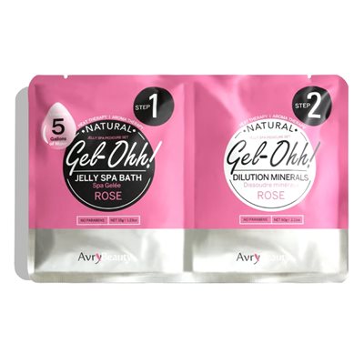 AVRY Gel-Ohh Jelly Spa Pedi Bath - Rose