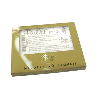 Gold Ballet Needle F3 (50) 1 Piece