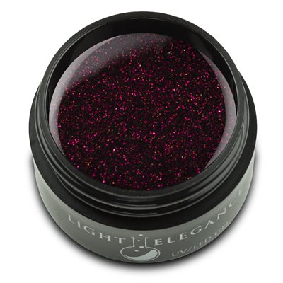 Light Elegance CABERNET UV / LED glitter gel 17ml -