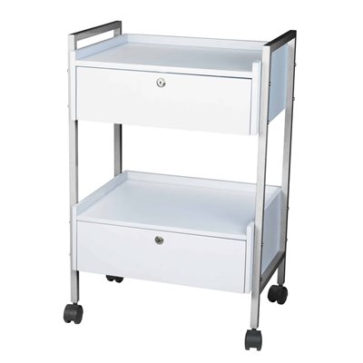 Futura TROLLEY 2 SHELVES AND 2 DRAWERS CH -