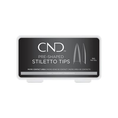 CND STILETTO TIPS NATURAL 360 UN