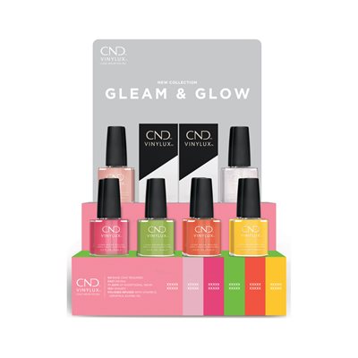 CND VINYLUX POP DISPLAY(Gleam & Glow)-