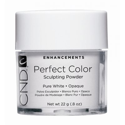 CND PC Poudre PURE WHITE Opaque .8oz / 22 g