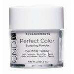 CND PC POWDER PURE WHITE Opaque .8oz