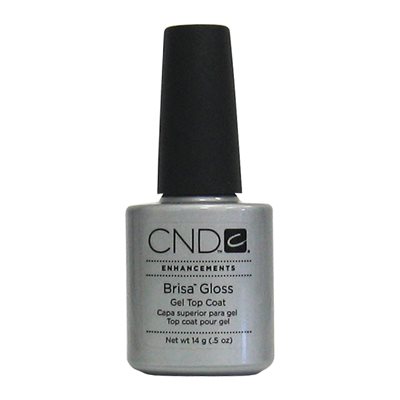 CND Brisa Gloss Gel Top Coat Clear 0.5 oz