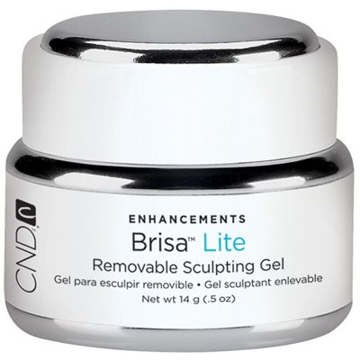 CND Brisa Lite Removable Sculpting Gel-Pure White-Opaque 14 gr -