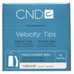 CND VELOCITY TIPS NATURAL #1 50pk