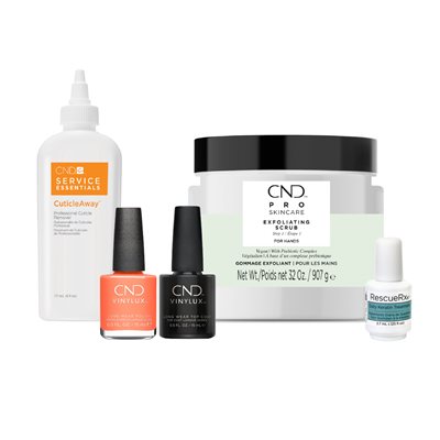 CND Hand Starter Scrub kit 5 items