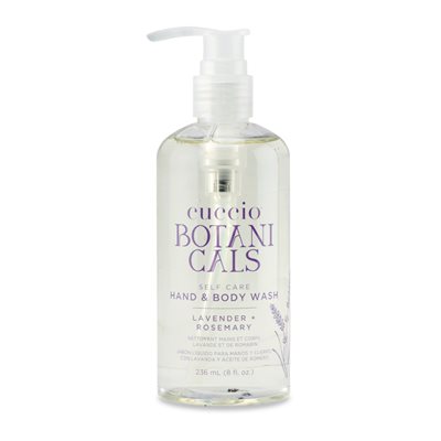 Cuccio Botanicals hand & body wash (LAVENDER+ROSEMARY) 236ml