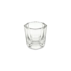 Cuccio Glass Dappen Dish Clear -