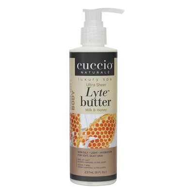 Cuccio Lyte Ultra Sheer MIEL & LAIT 8 OZ