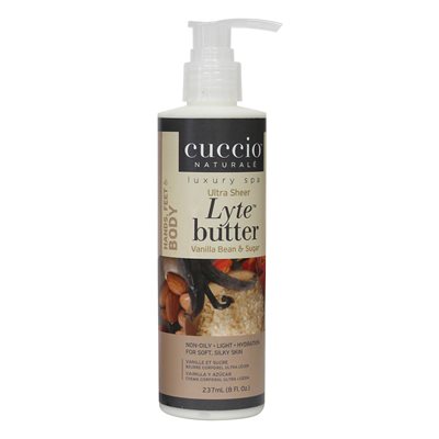 Cuccio Lyte Ultra Sheer VANILA BEAN & SUGARCANE 8 OZ