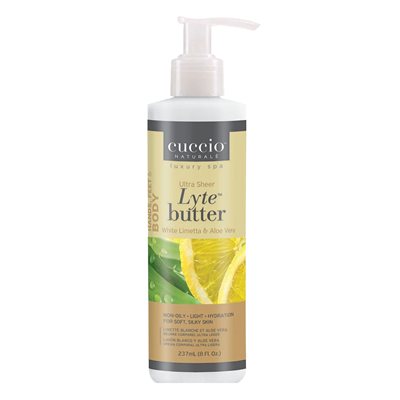 Cuccio Lyte Ultra Sheer Limetta & Aloe Vera 8 oz Cuccio Lyte Ultra Sheer Limetta & Aloe Vera 8 oz