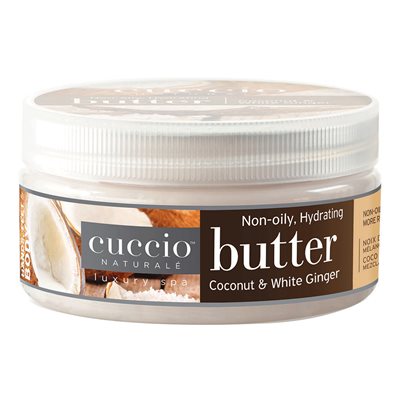 CUCCIO BODY BUTTER Coconut & White Ginger 8oz