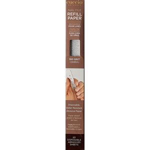 Cuccio Zebra 180 Grit Stainless Steel Nail File Refill 50 units -