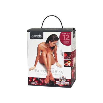 Cuccio Scentual Spa Experience Kit Pomegranate & Fig +