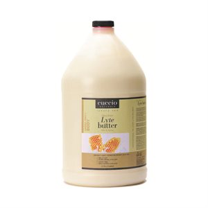 cuccio lyte milk & honey ultra sheer butter 3.78L +