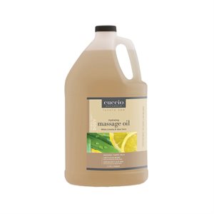 CUCCIO HUILE DE MASSAGE LIMETTA BLANCHE & ALOE VERA 3.75L +