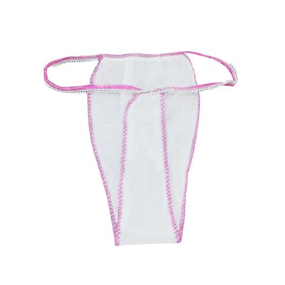 Culotte String Bikini Blanche 100 unites